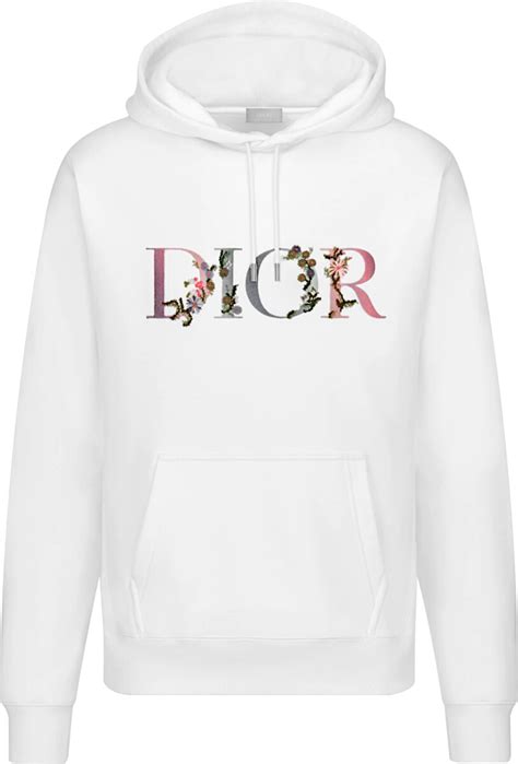 sample dior chanel white sweatshirt|Dior hooded hoodie.